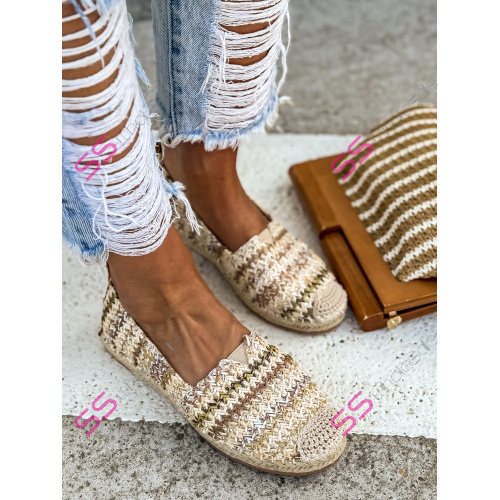 Béžové espadrilky LUIZA